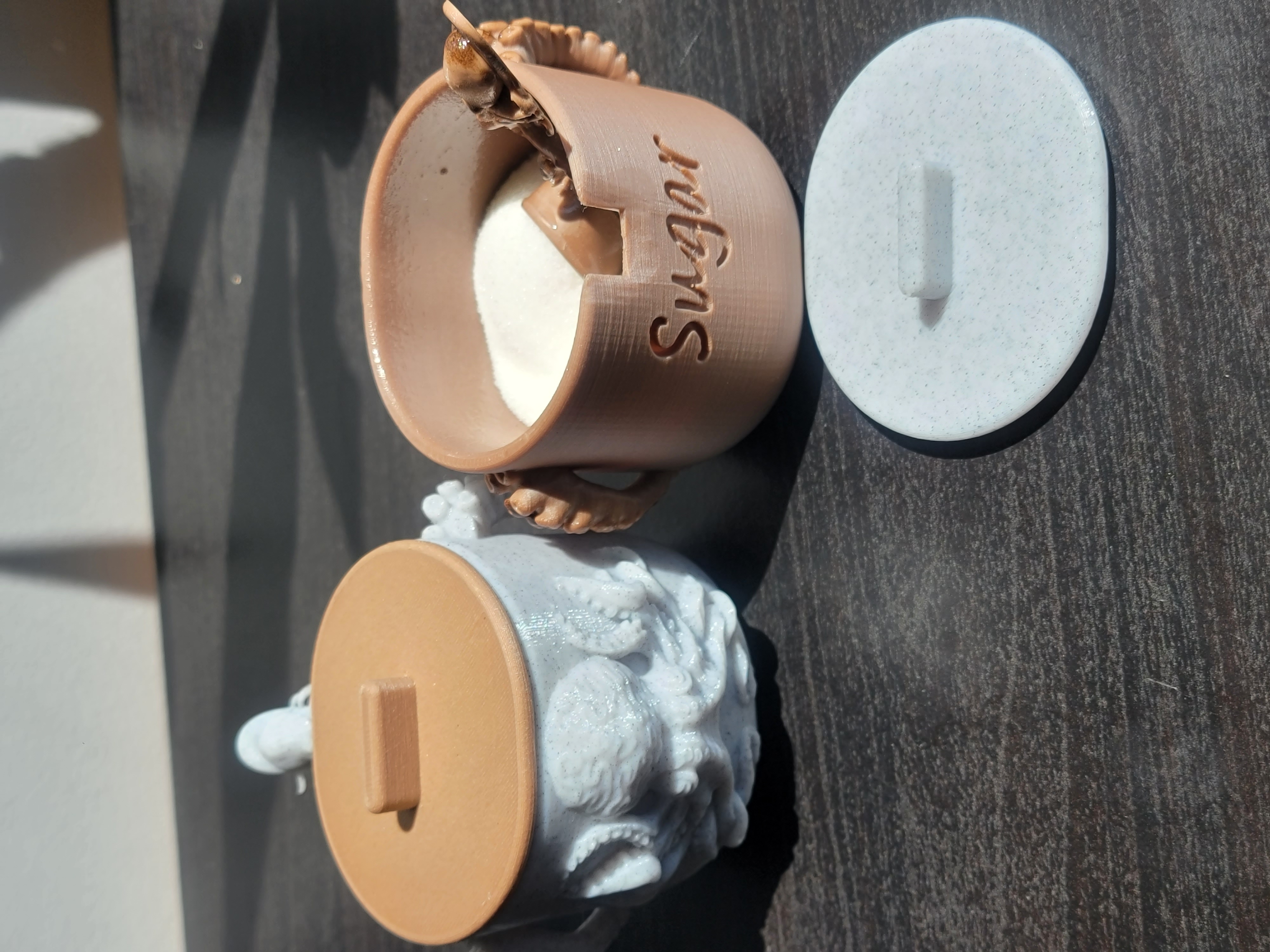 Octopus Vase / Sugar Bowl / Container with Spoon by Fractaly Download