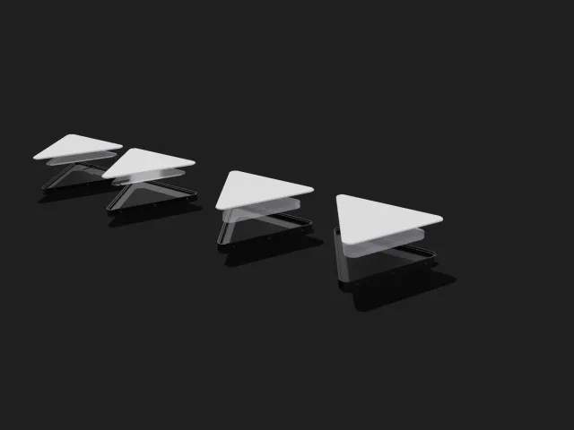 DIY light triangles