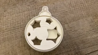 Cookie Cutter Christmas Ball Ornament