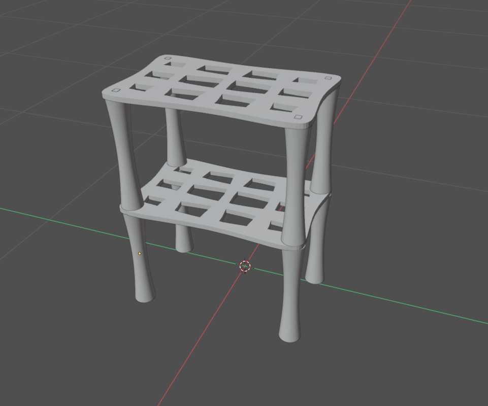 Miniatura 2 do modelo 3D Stackable Shelf