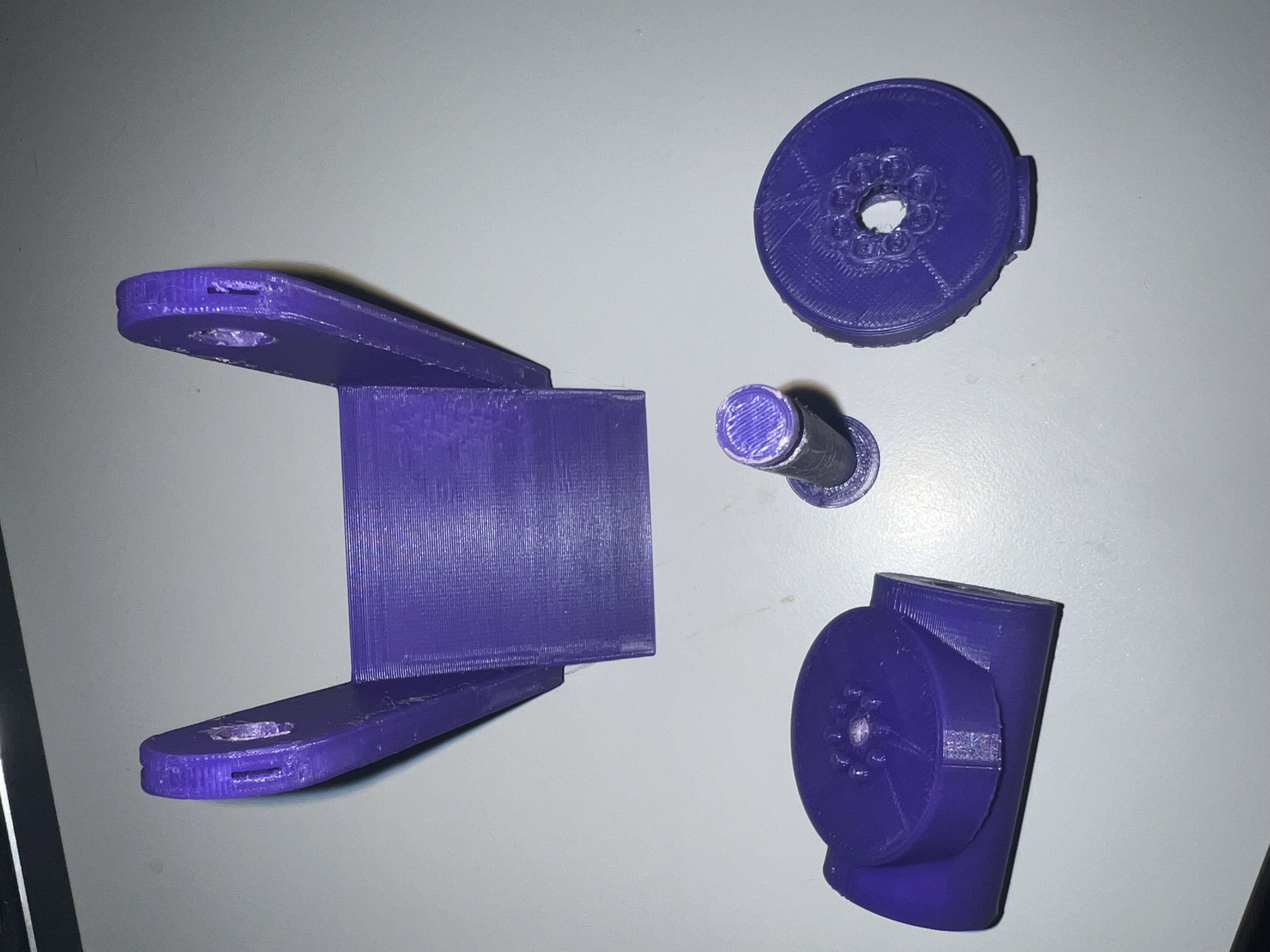 Obscure under-monitor rotating mount (intended as phone mount) by ...