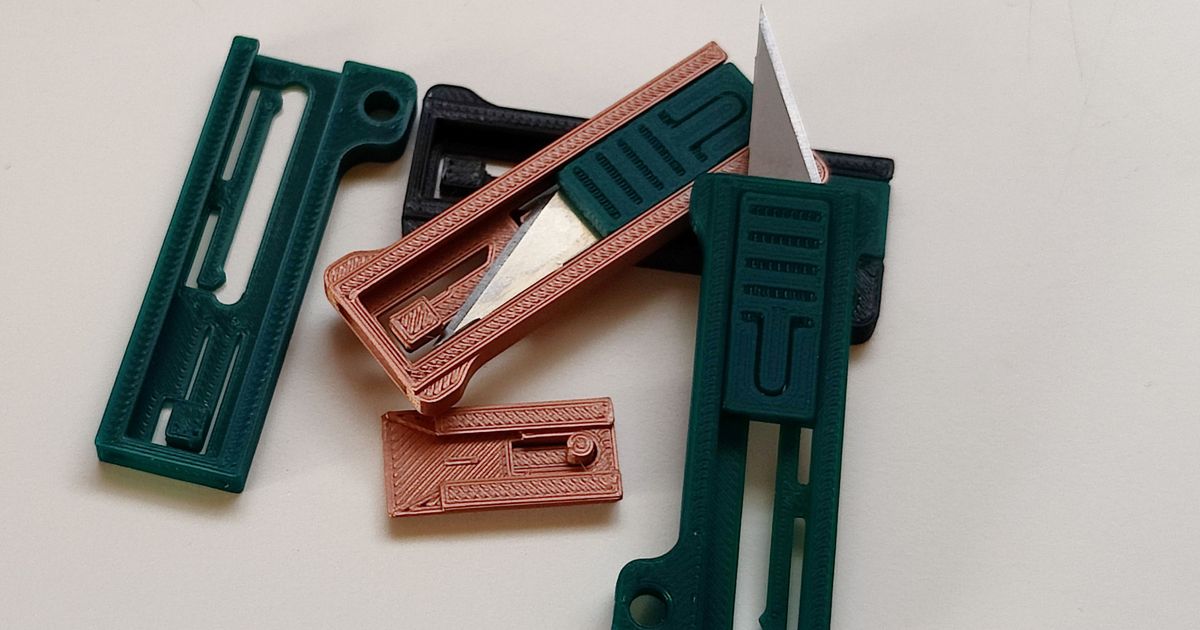 xacto knife holder / Skalpell Klingen Halter by Mouky Download free