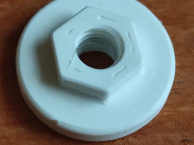 Nut for Real Bolts (For Articulating Raspberry Pi Camera Mount)