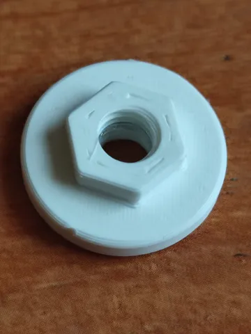 Nut for Real Bolts (For Articulating Raspberry Pi Camera Mount)