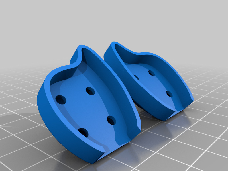 Nazgul5 V2 Frame Footpads TPU and PLA