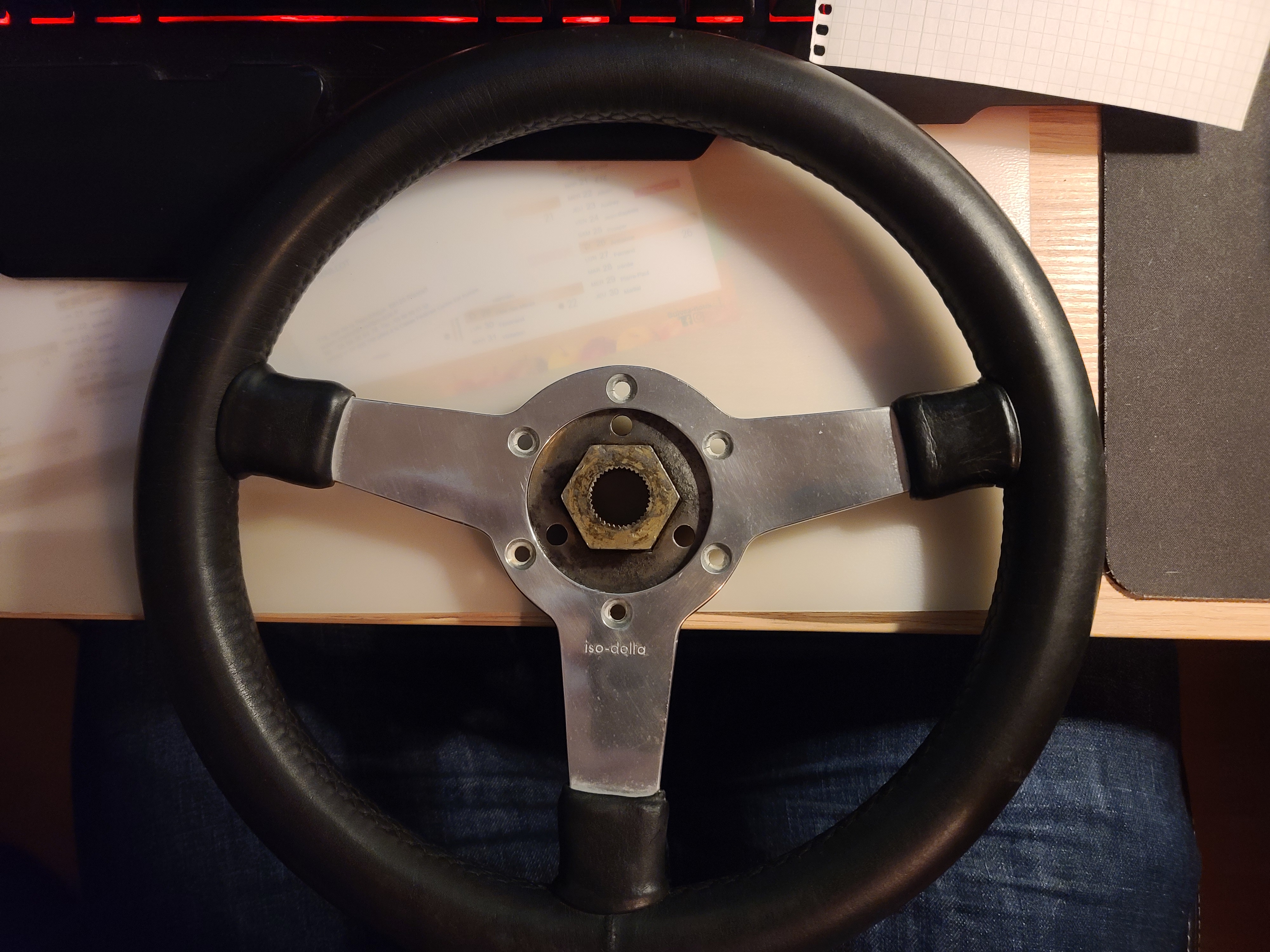Flasque Moyeux volant /Flask hub wheel 4 Chevaux Renault