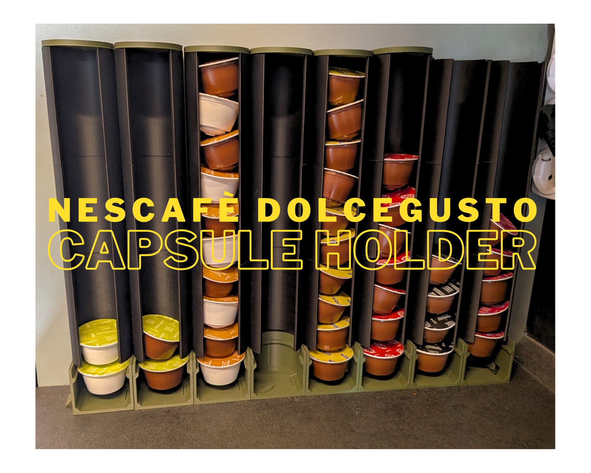 MODULAR coffee capsule holder (Lavazza Dolcegusto)