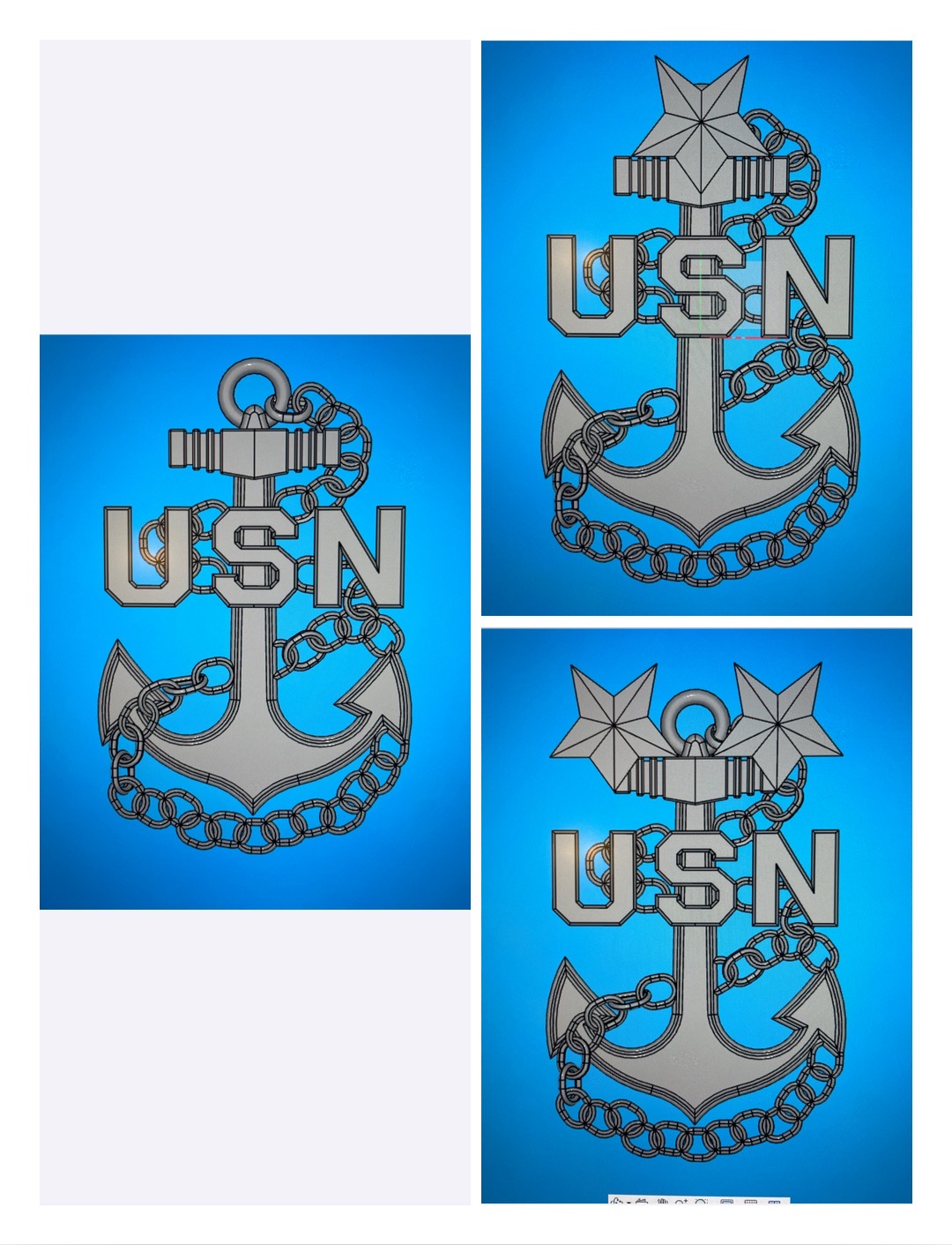 Chief Petty Officers - US Navy (Anchor Chevrons) by Rithm3D | Download ...