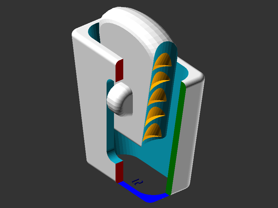 Miniatura 2 do modelo 3D Cord lock