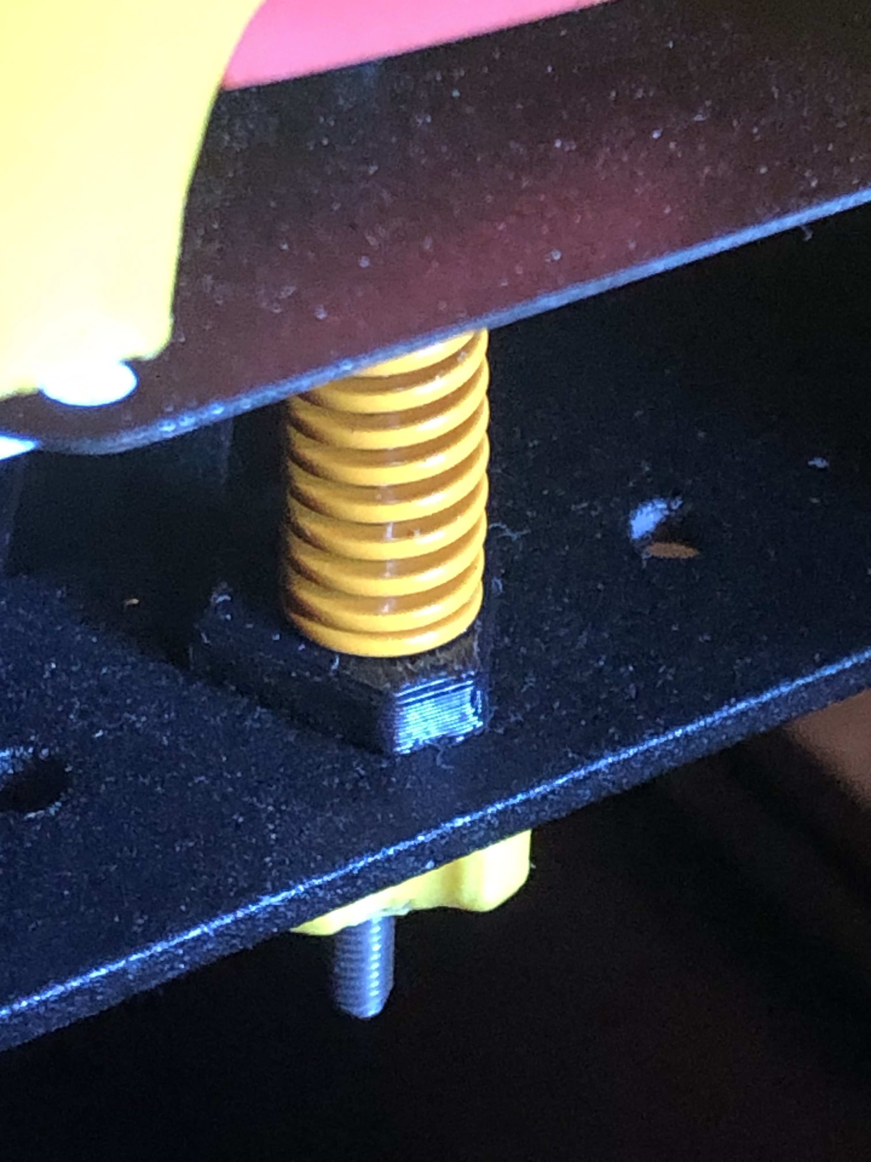 Voron V0.1: Shim for adjustment springs