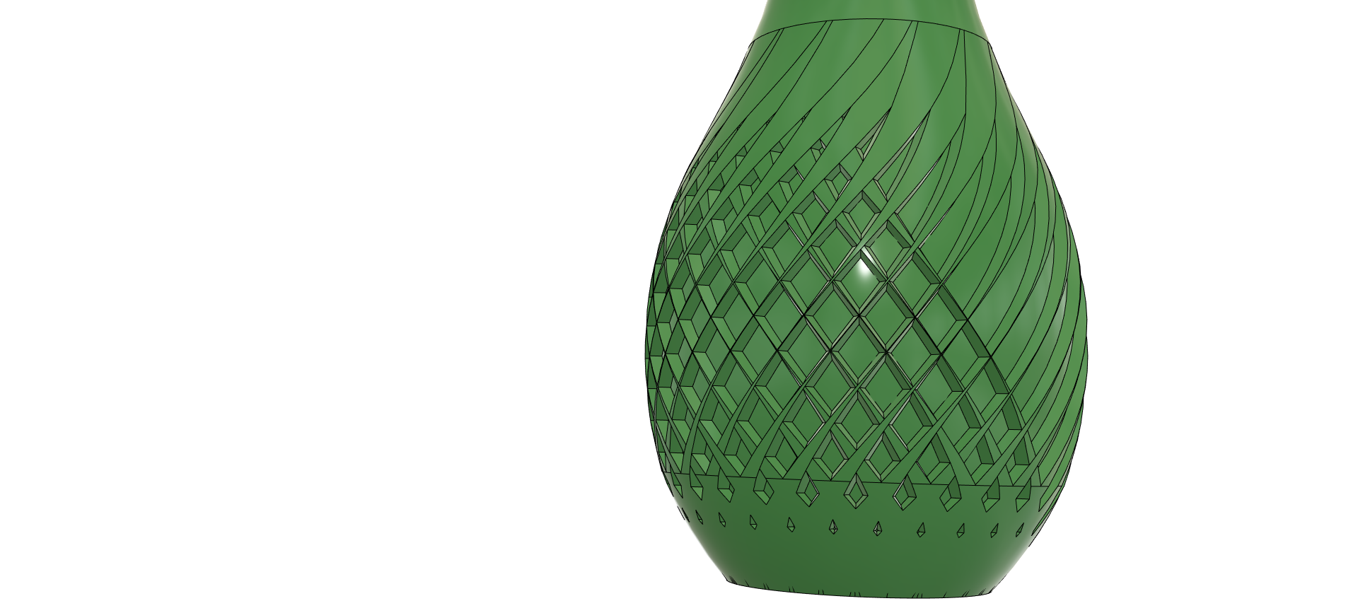 Miniatura 3 do modelo 3D Spiralvase