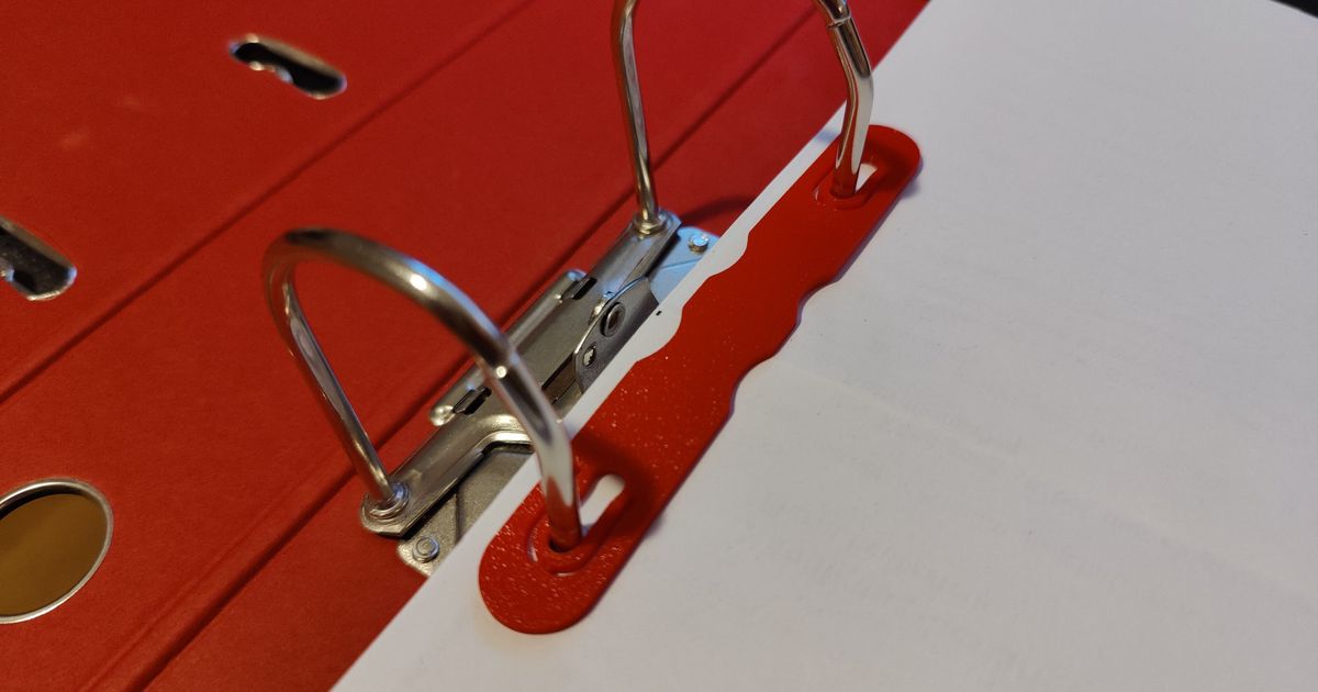 Folder paper clamp by Fx137 Download free STL model