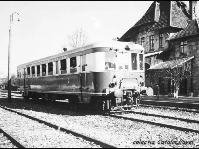 Automotor CFPV railbus, railcar. La scara TT scale.