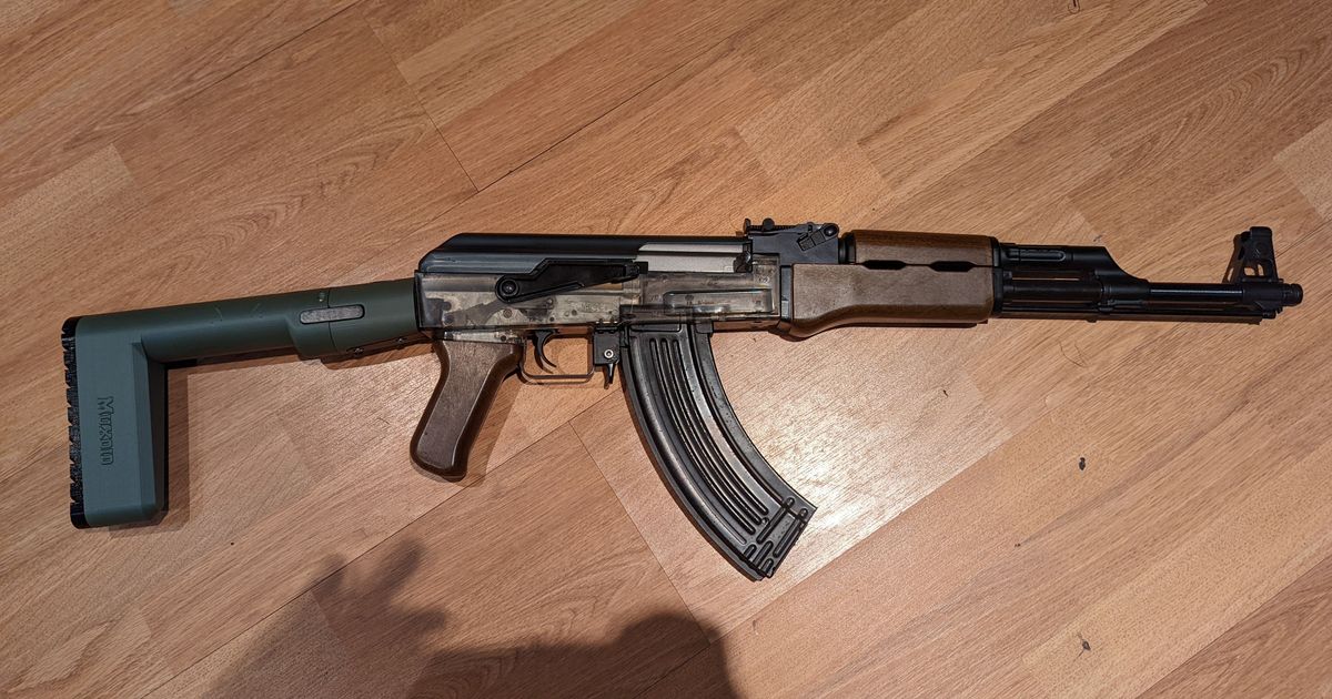AK【asimocrafts】sai_b_asi ASK201A EBB Full-Metal (Vintage Style) [APS] | TaiwanGun US & EU