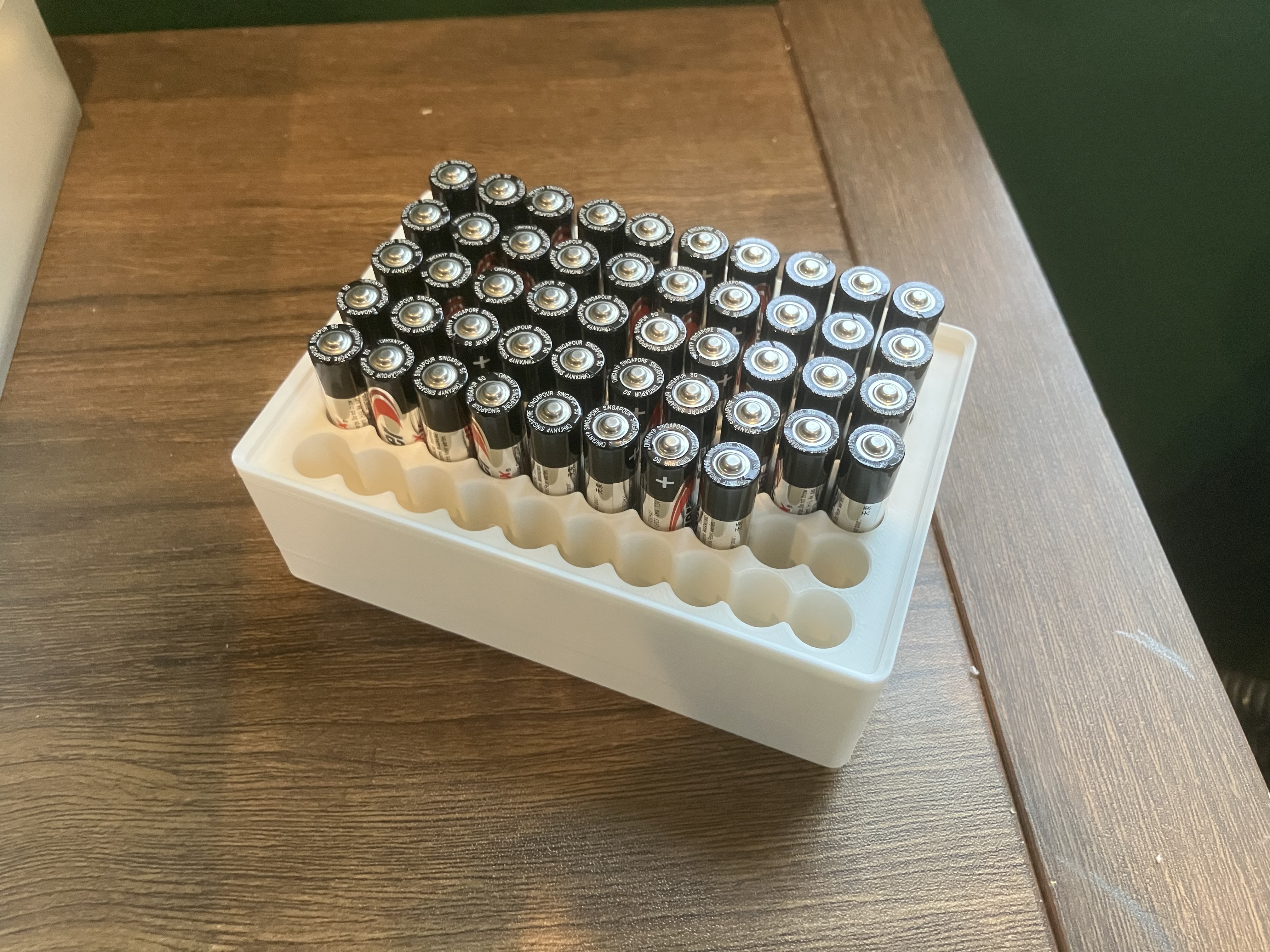 Gridfinity AAA Battery Holder