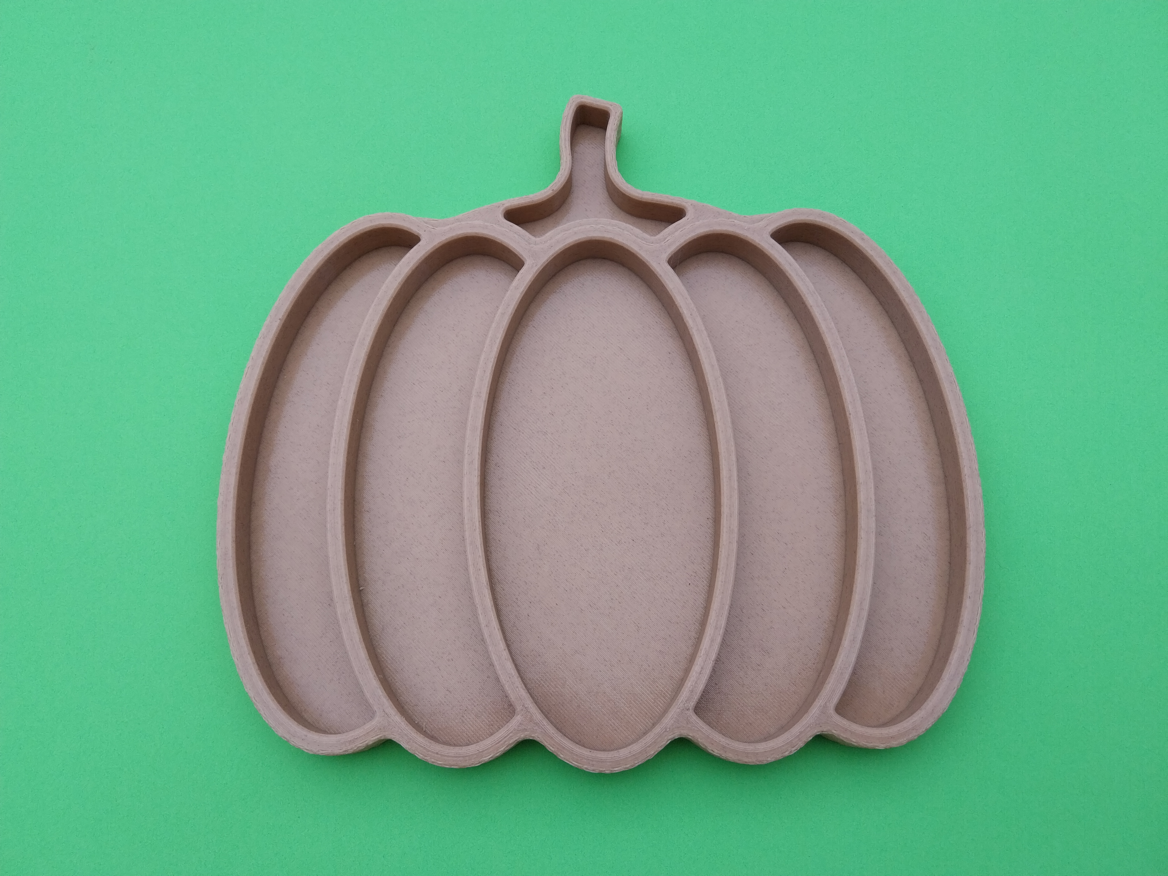 Pumpkin sensory tray