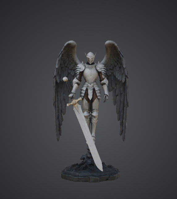 Dark Archangel Knight – Winged Fallen Angel