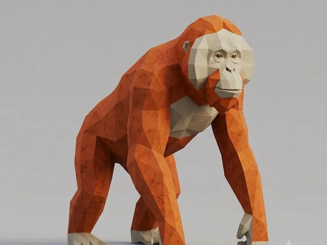 Low Poly Orangutan