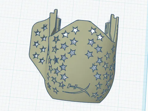 Star Pattern HyperX Mouse