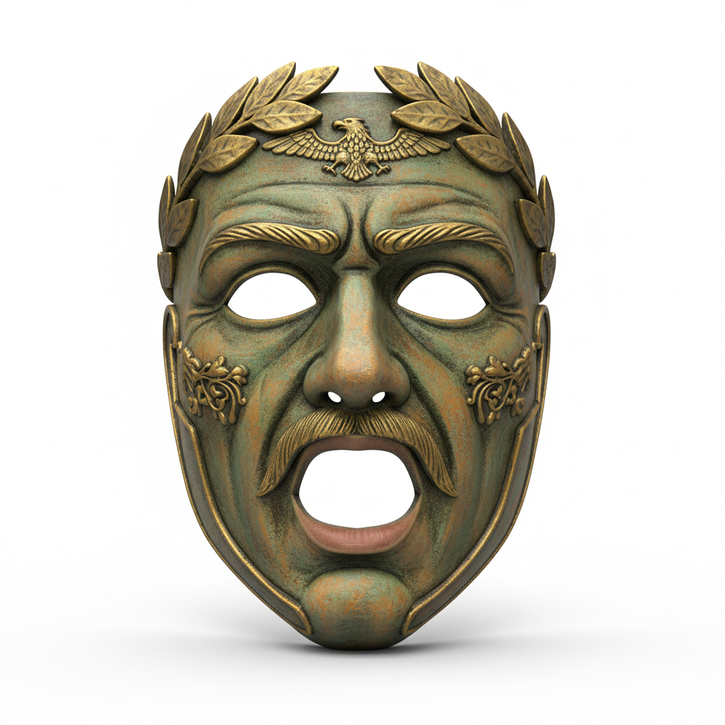 Ancient Roman Emperor, mask, cosplay, wearable, costume, face, helmet
