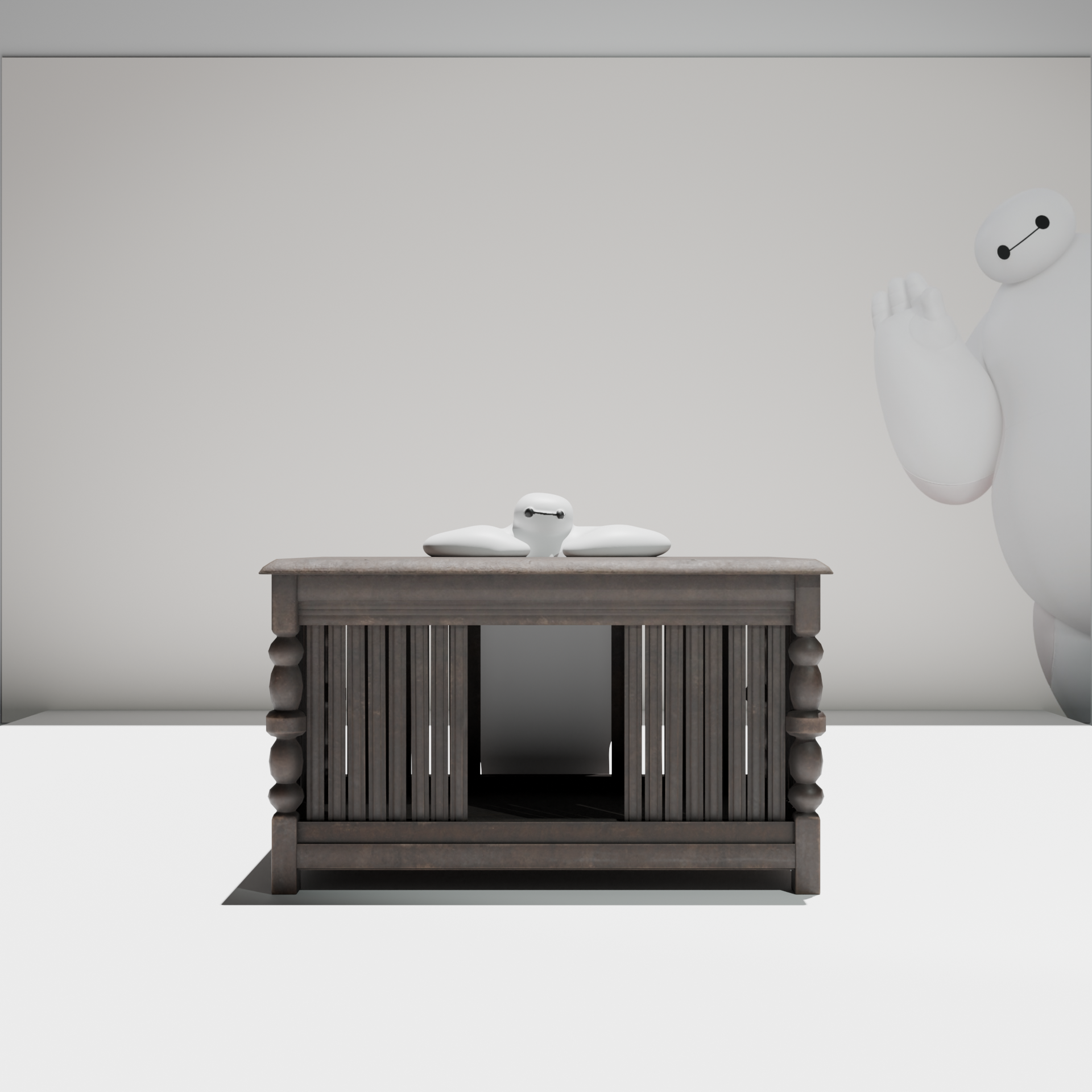 Miniatura 2 do modelo 3D Baymax on table