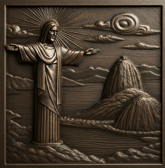 Cristo redentor no pão de açúcar rio de janeiro