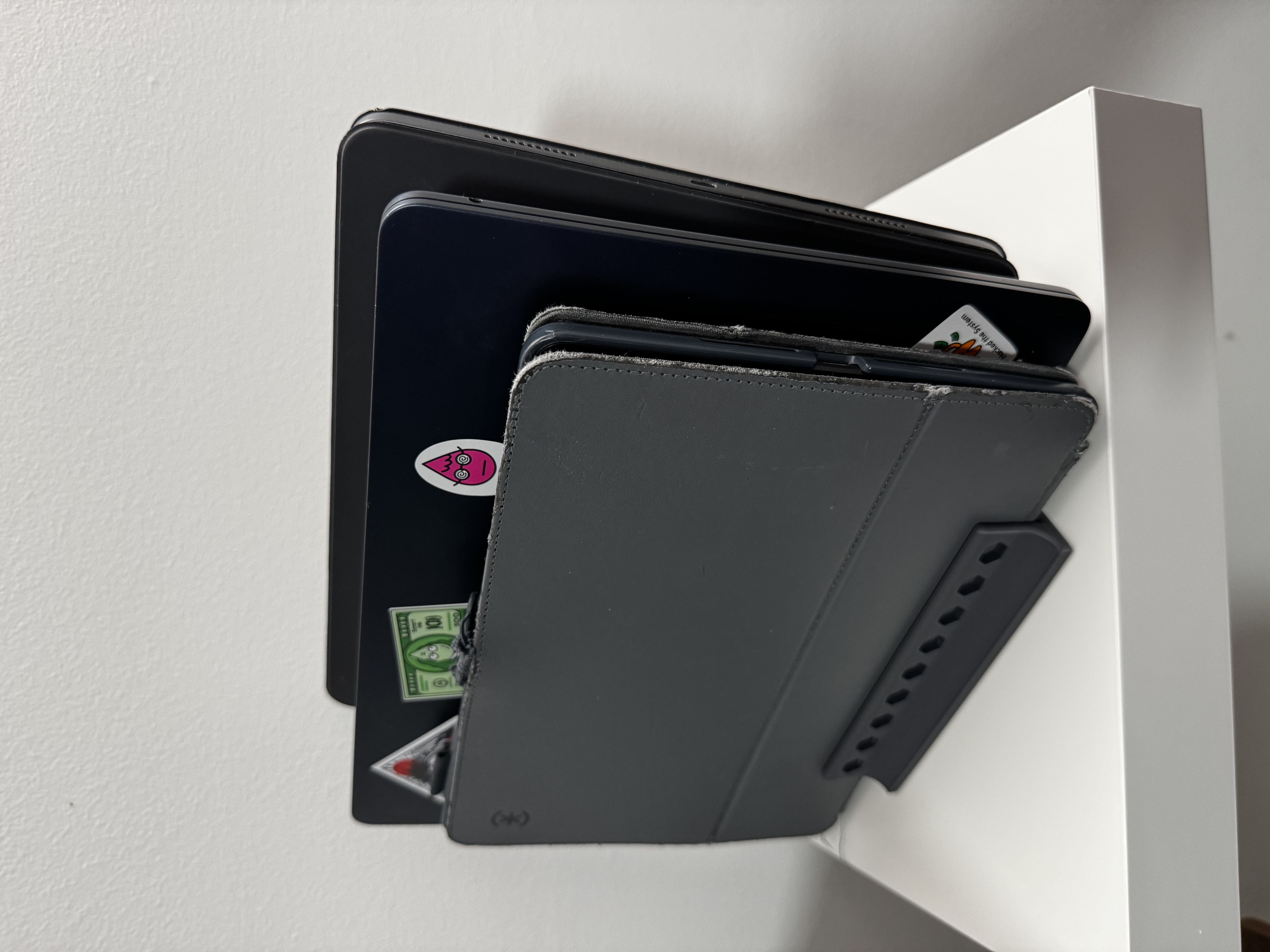 Ergonomic Laptop & Tablet Stand / Dock — Fits iPad (with case), iPad Pro with Keyboard, and Laptops