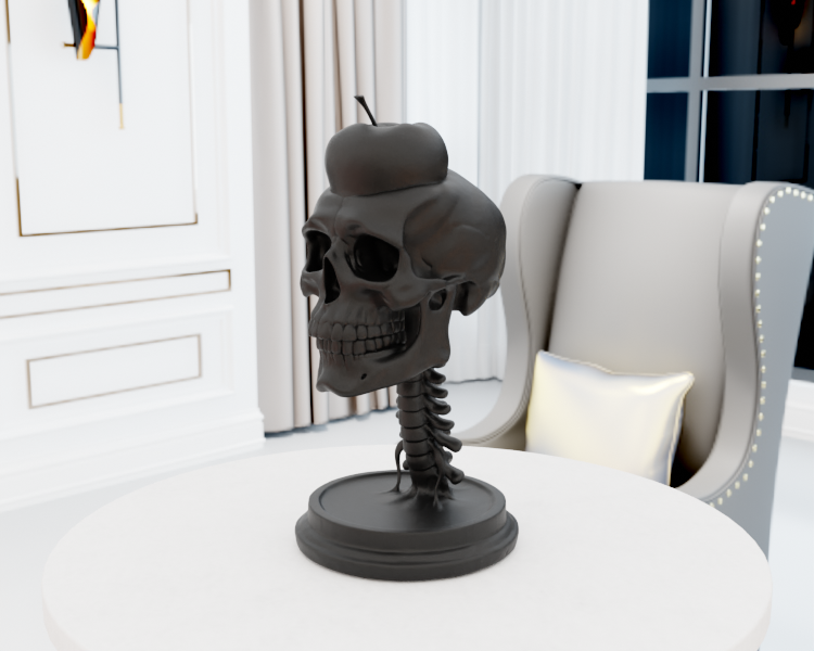 Skull with Apple — miniatura 2