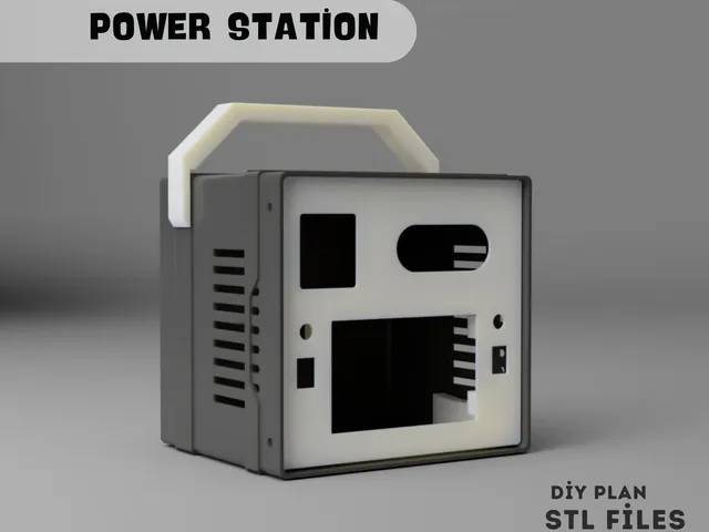 Handmade power station, DIY Solar System | Solar Charging Power Station | STL Files and Bill of Materials