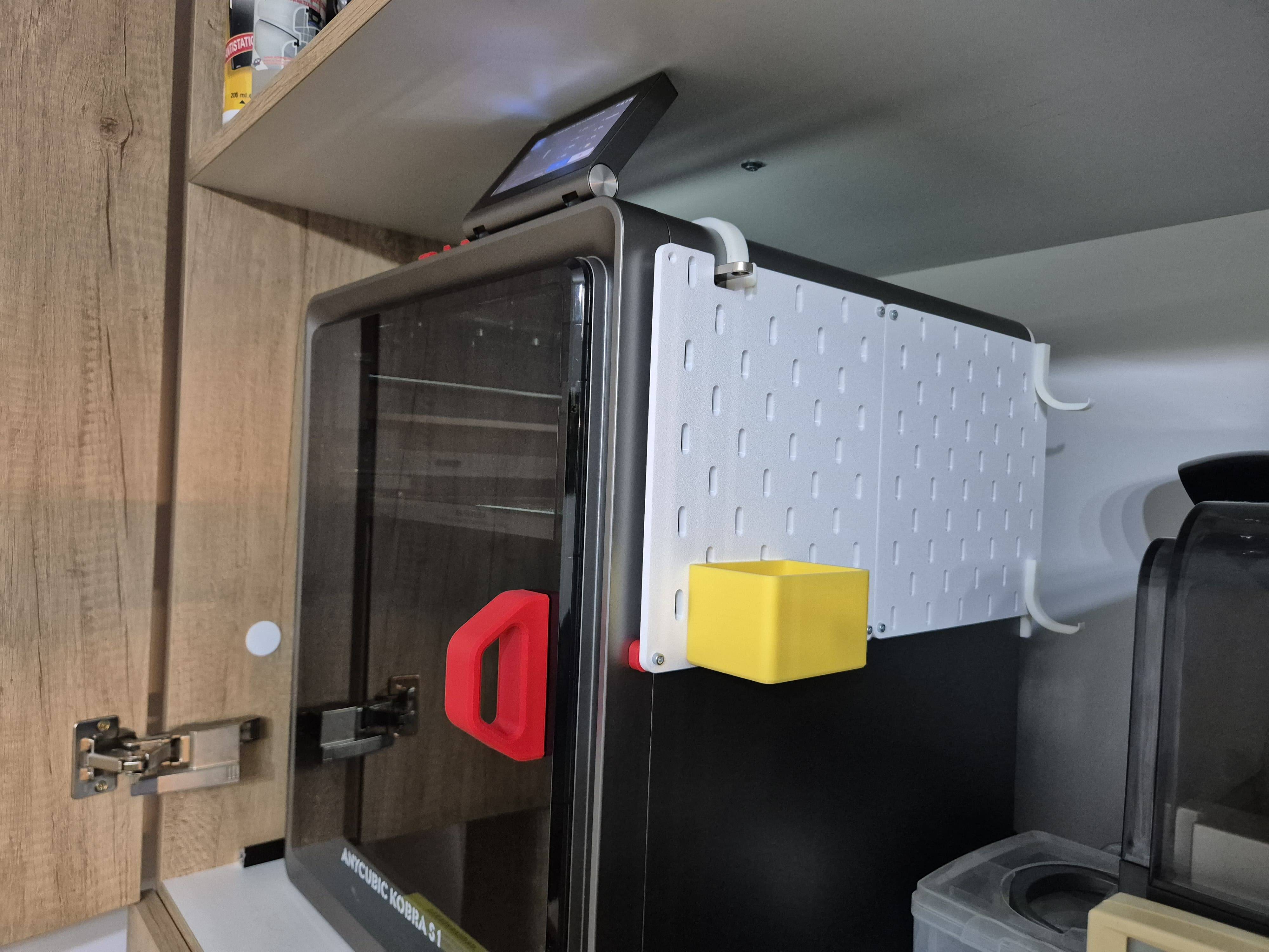 Kobra S1 - Right side Ikea Skadis organizer