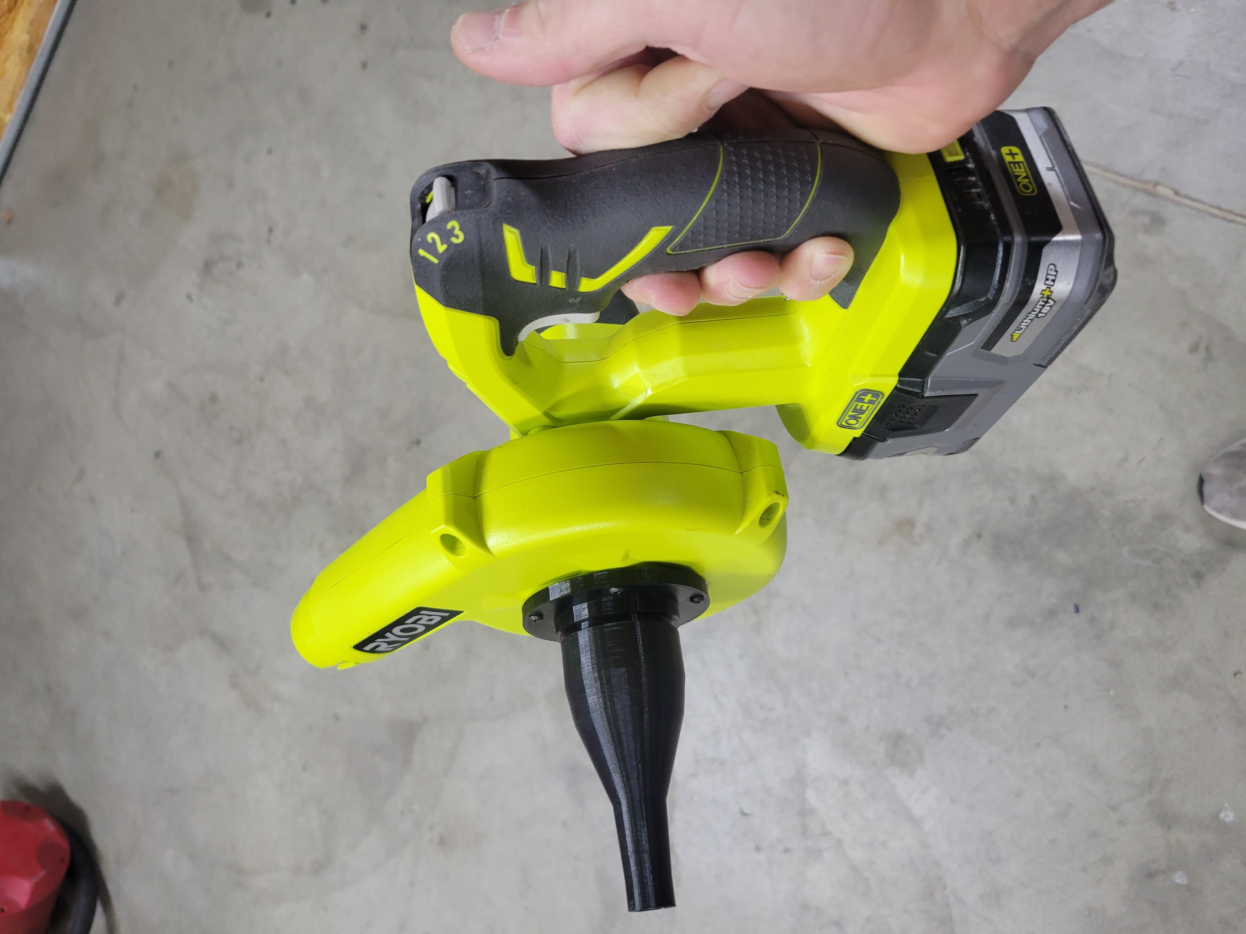 RYOBI P755 ADAPTER FOR SUCTION SIDE