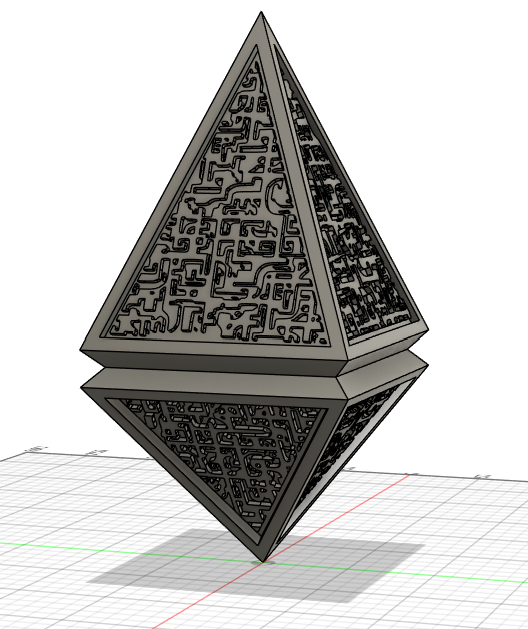 MTG Hedron Model (magic the gathering, Eldrazi, Zendikar)