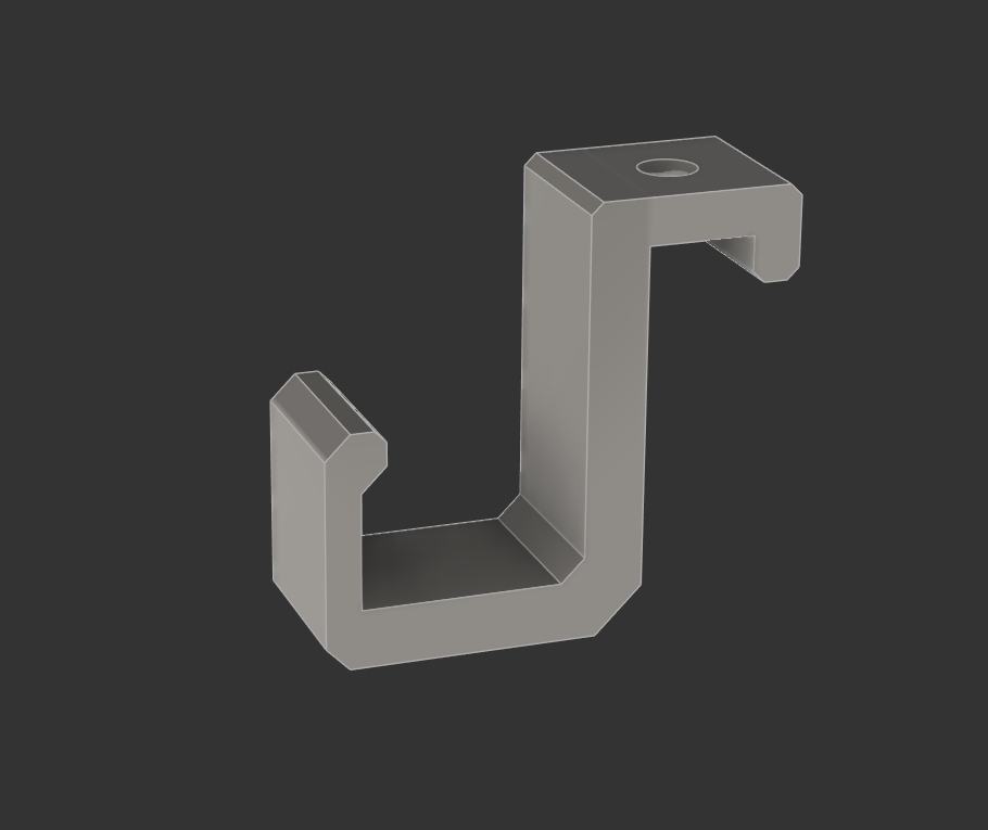 Universal Roller Blind Bottom Mount Bracket