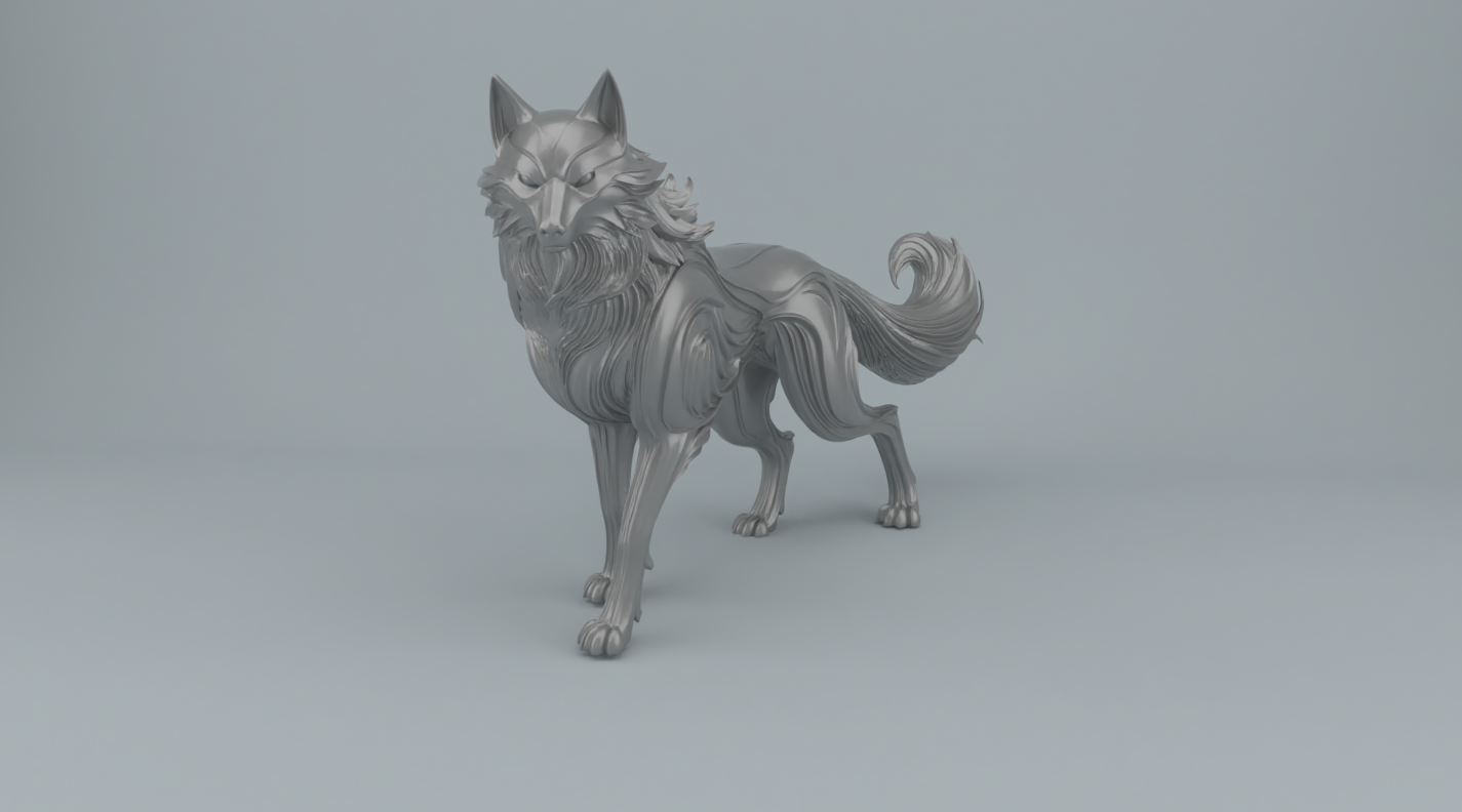 Abstract Wolf
