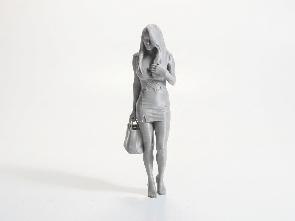 Elegant Woman Figurine Female Figure 3D Printable