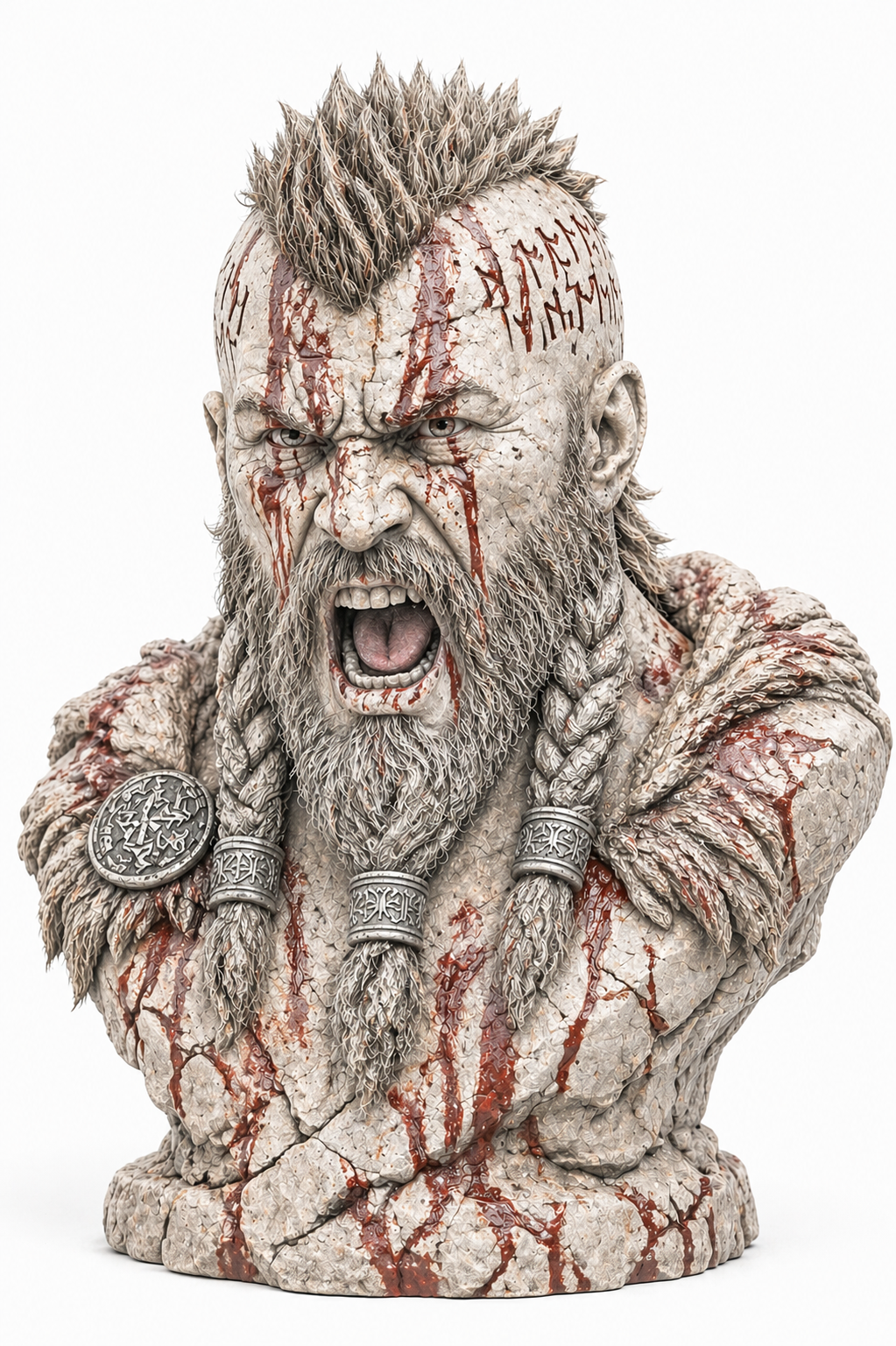 VALDR: War Form – FDM Optimized Viking Berserker Bust