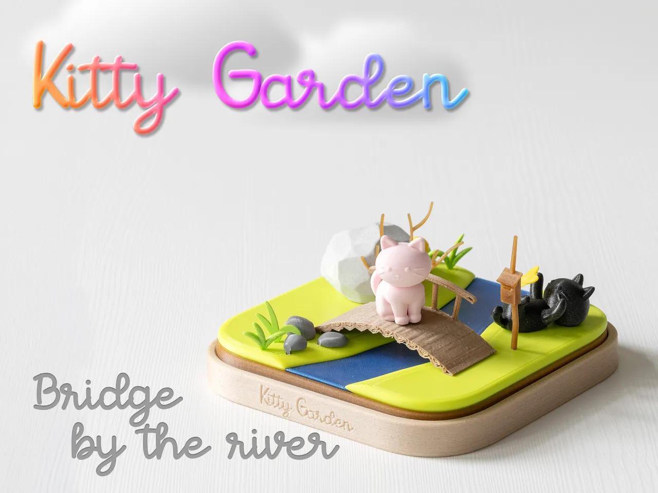 Kitty Garden Bridge by the river