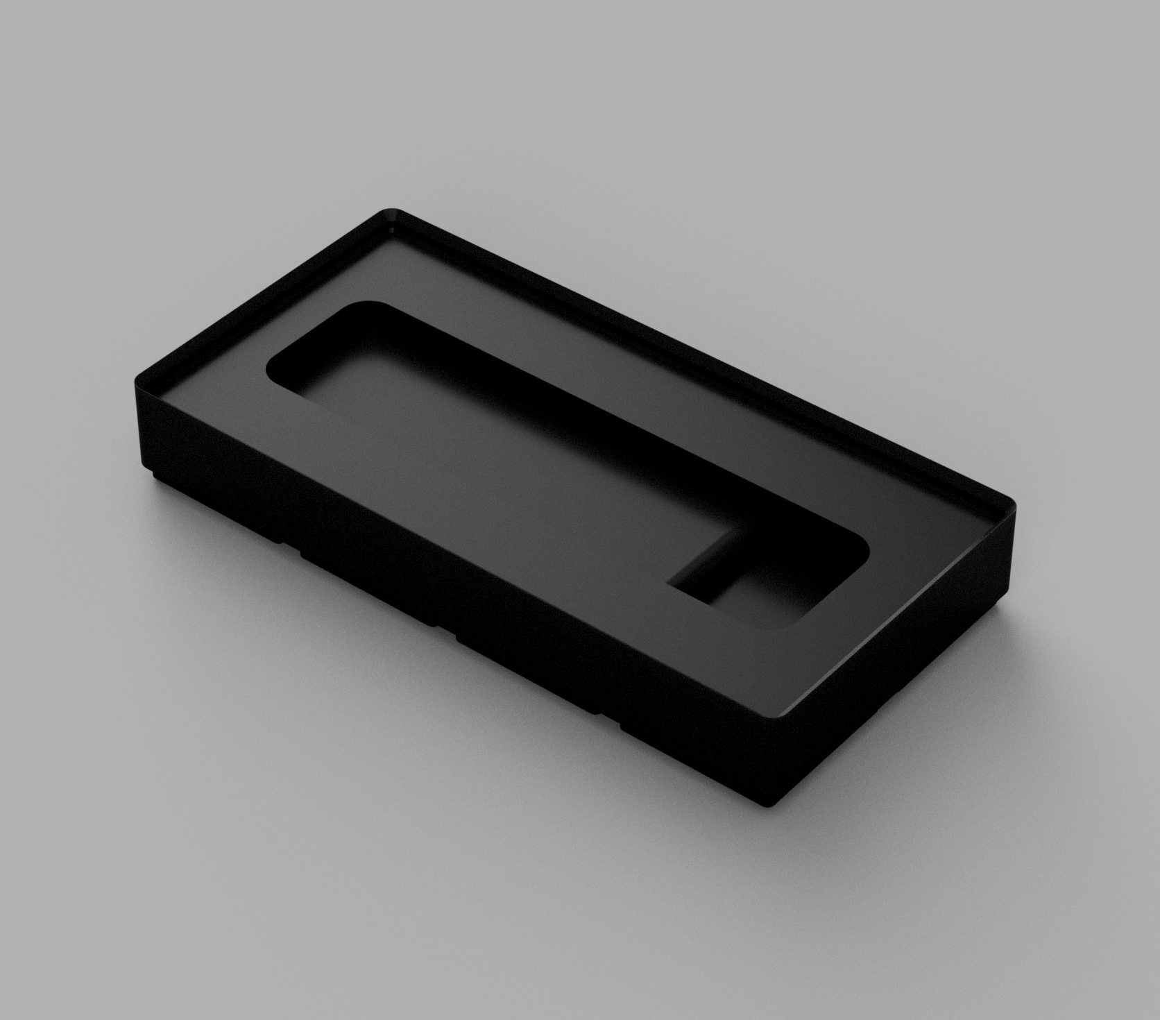 Apple TV Remote Holder - Gridfinity (4x2) with Rocker Function