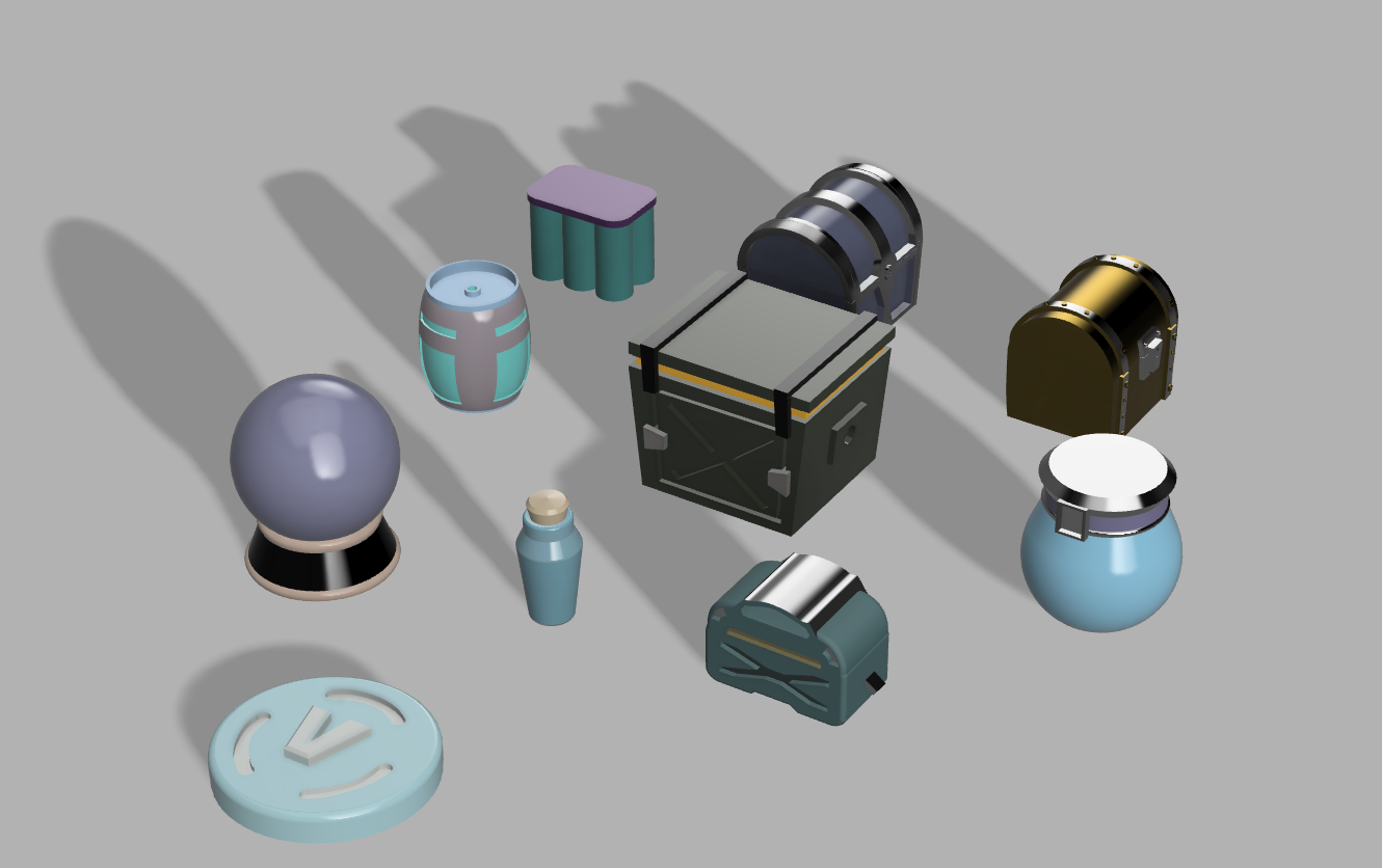 Fortnite  Desk Props