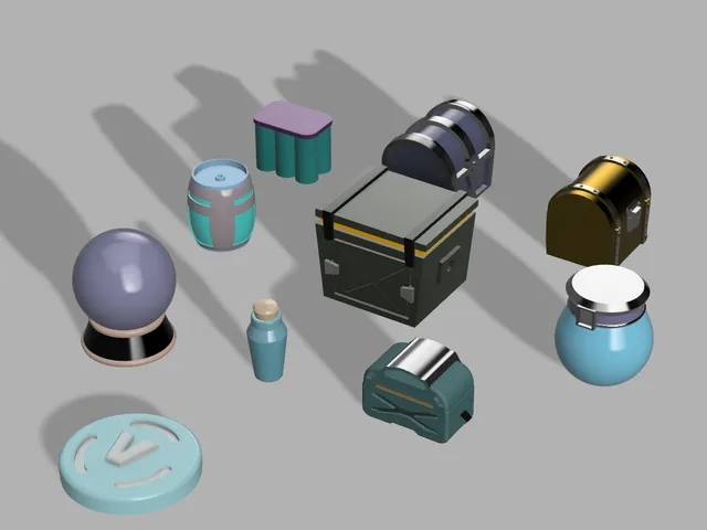Fortnite  Desk Props