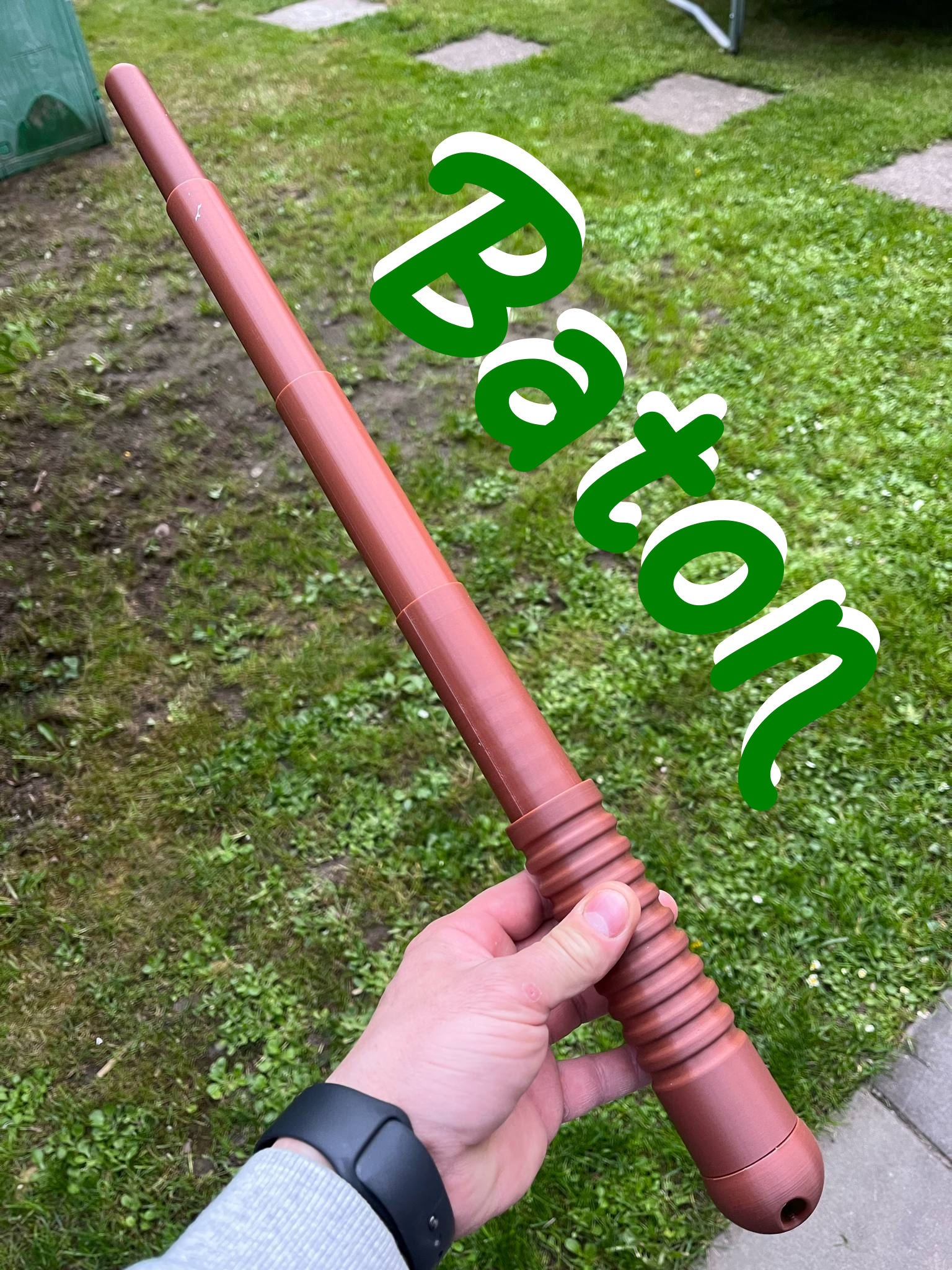 Extendable, retractable, collapsing Baton