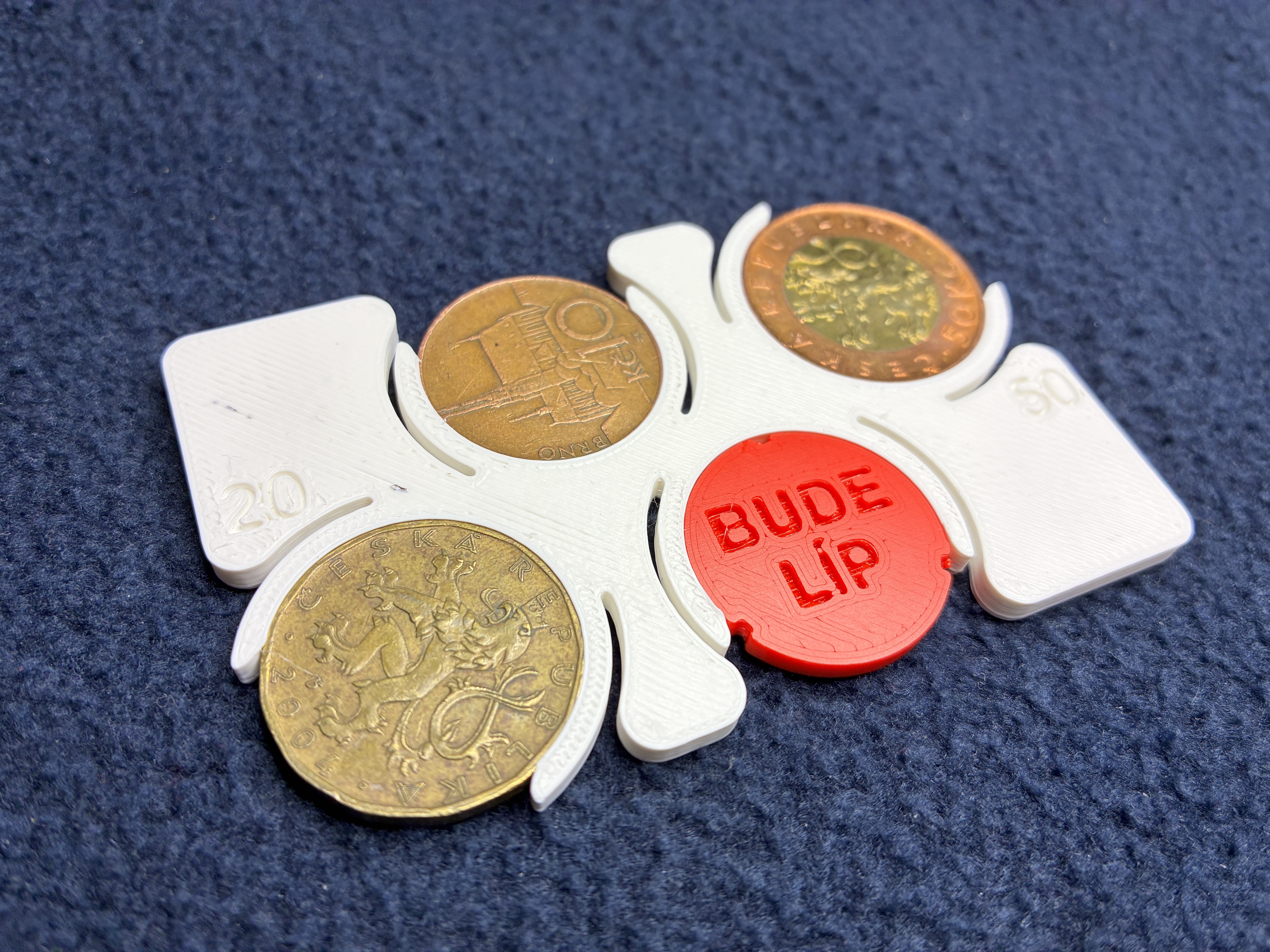 Credit-card-sized Coin Holder