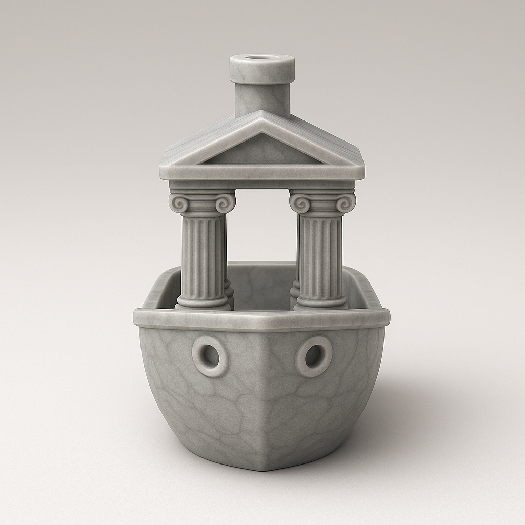 Greek Temple Benchy