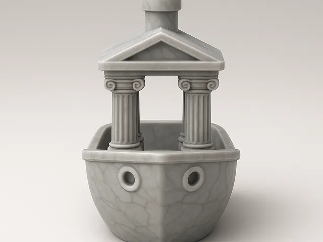 Greek Temple Benchy