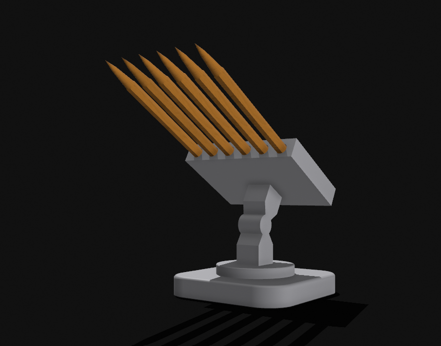 Missile Pencil Holder