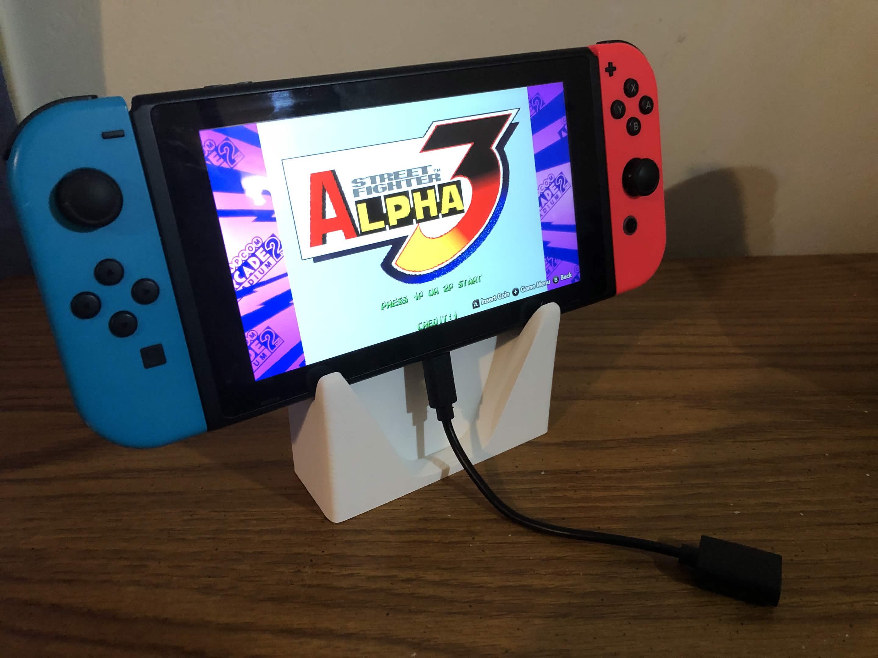 Nintendo Switch Stand with Room for USB Cable