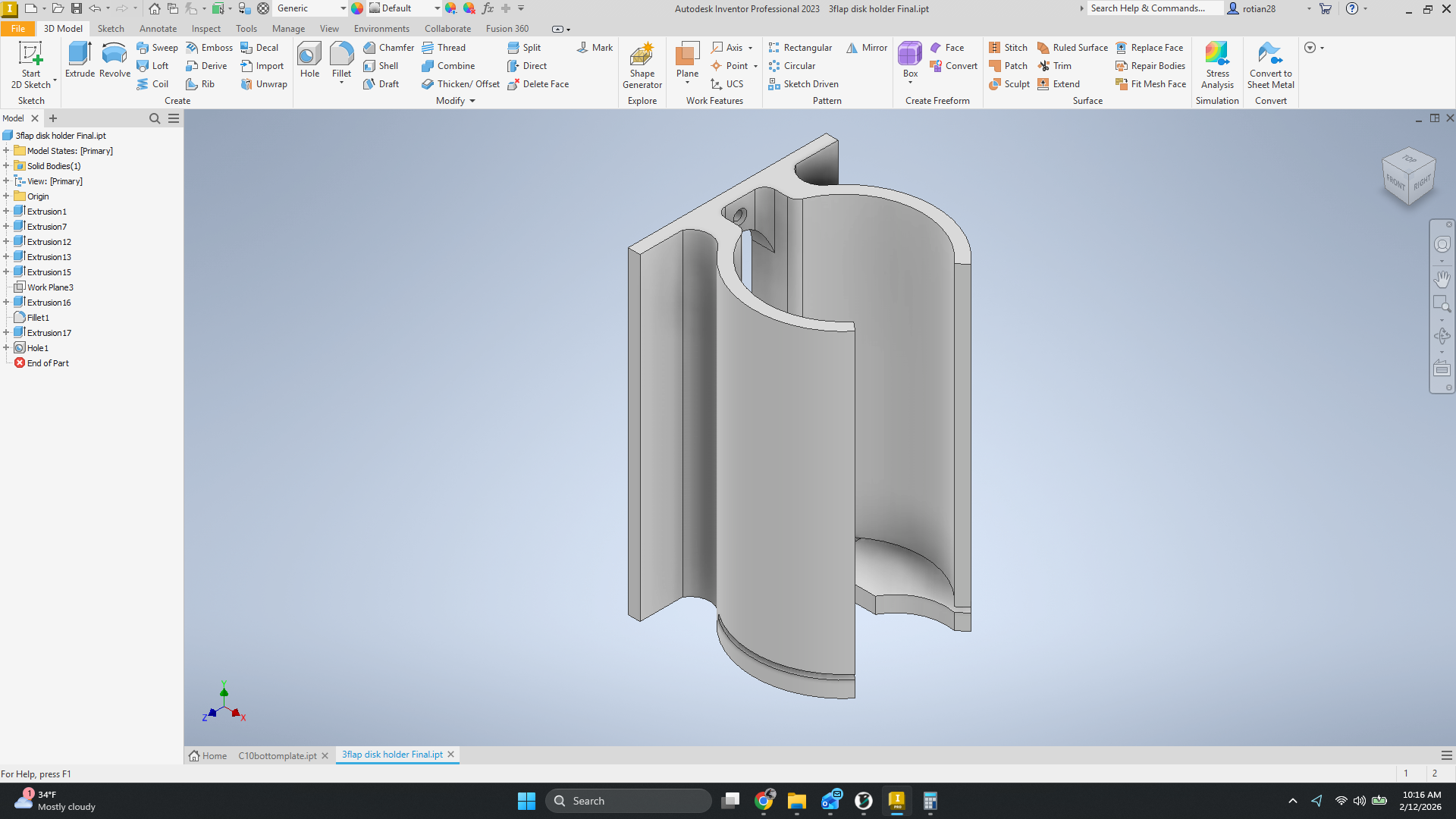 Wall Dispenser for 3"Cut Off Disk