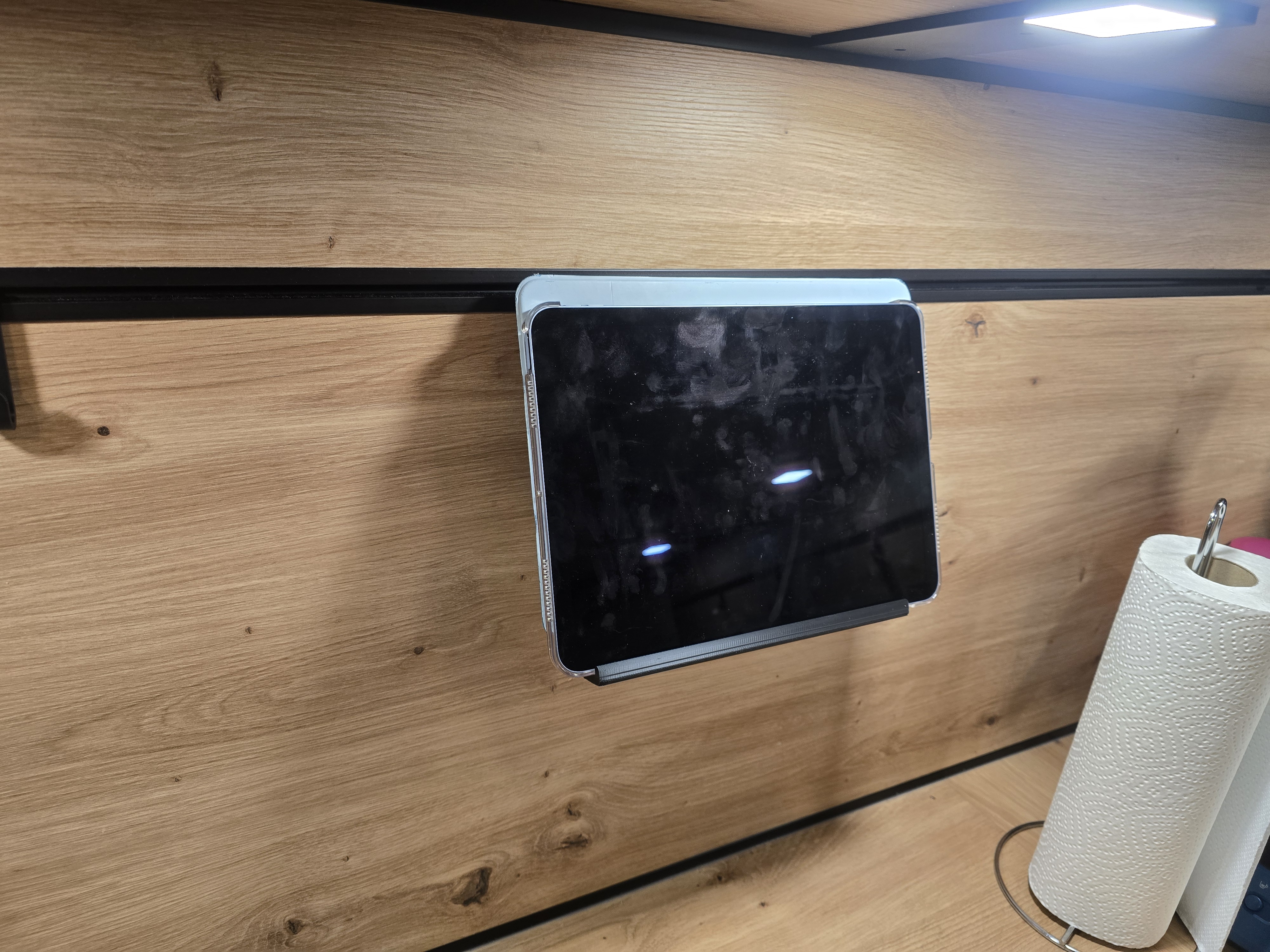 Tablet and phone holder compatible with Schüller Kitchen