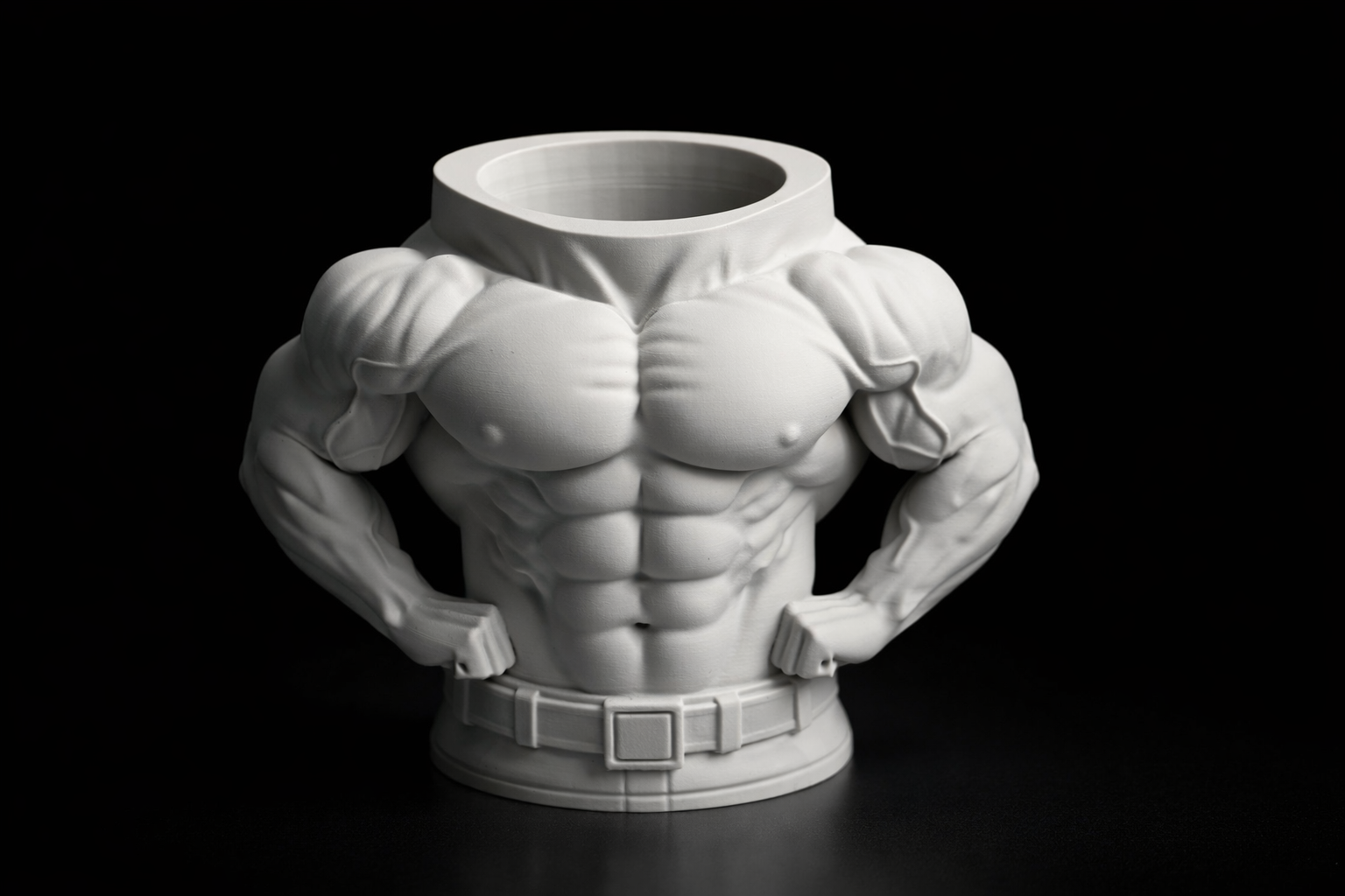 Bodybuilder Torso Pen Holder for Fitness Lovers