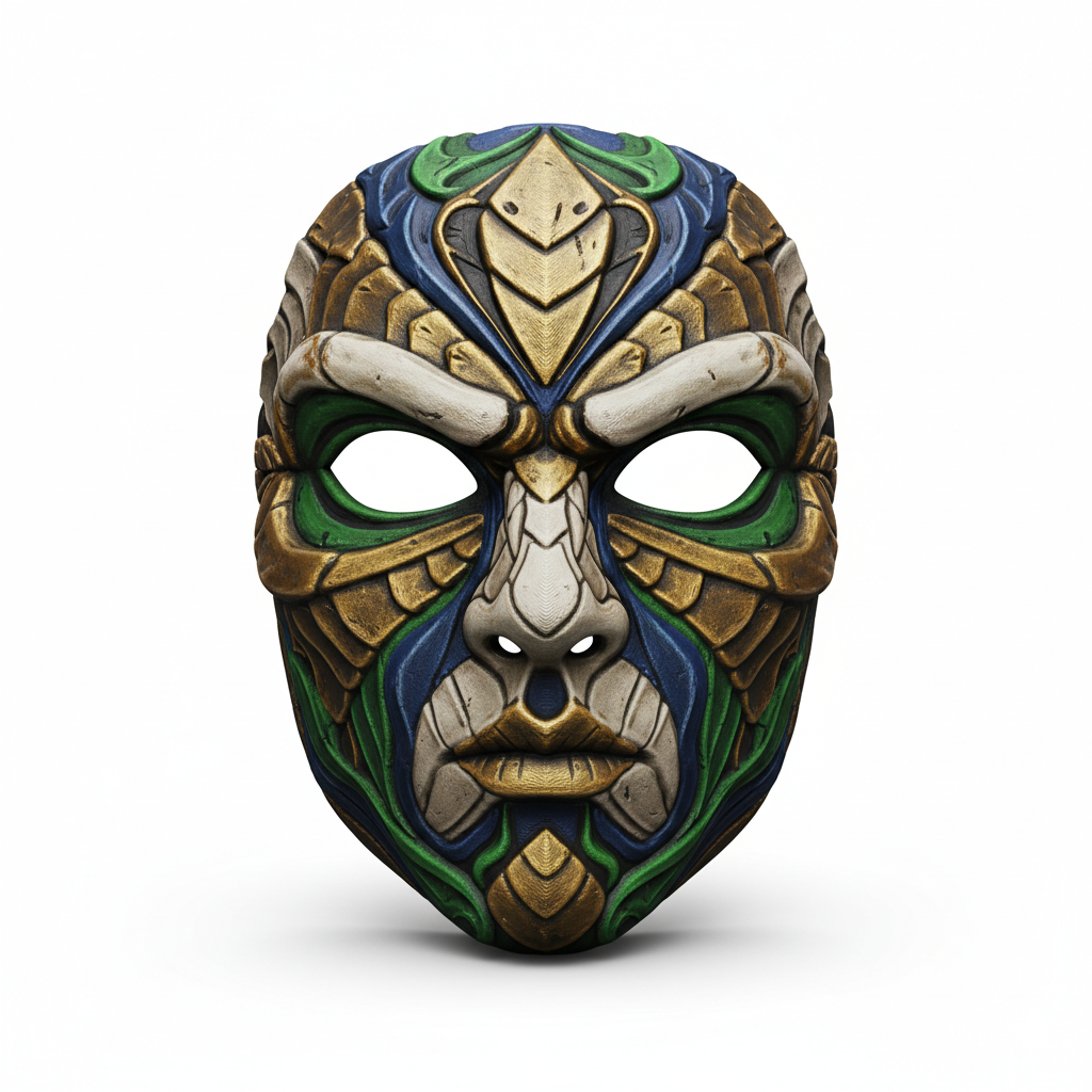 Serpent Cult Leader, mask, cosplay, wearable, costume, face, helmet
